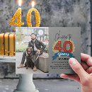 Search for cheers to 40 years invitations Celebration