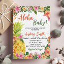 Recherche de aloha baby shower invitations Beach party
