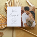 Search for calligraphy engagement party invitations We're engaged