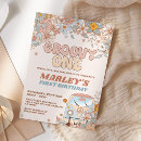 Search for floral 1st birthday invitations Daisy