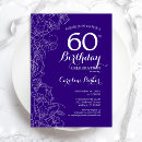 Recherche de purple floral invitations Violet