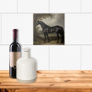 Recherche de peinture paysage carreaux Cheval