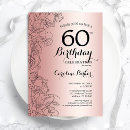 Recherche de rose gold floral invitations Pour elle