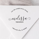 Search for girly rubber stamps Return address