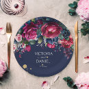 Search for navy and pink plates Floral