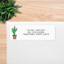 Search for cactus plant return address labels Watercolor