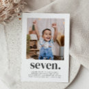 Search for seven birthday invitations Simple