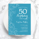 Search for light blue birthday invitations Elegant