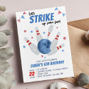 Recherche de boy bowling anniversaire invitations Étoiles
