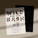 Recherche de fourrure invitations Empreinte de léopard