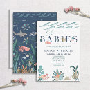 Search for coral baby shower invitations Blue