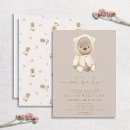 Search for brown bear baby shower invitations Script