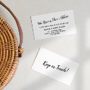 Search for we have moved business cards New home