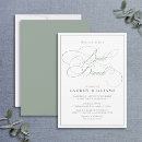 Search for script typography bridal shower invitations Formal