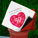 Recherche de 40ème mariage anniversaire cadeaux 40e