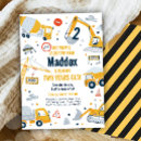 Search for digger birthday invitations Close the road