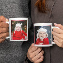Search for red green mugs Family photo