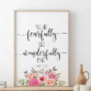 Search for fearfully and wonderfully made posters Floral