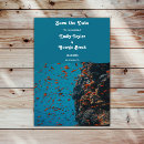 Search for fish save the dates Beach