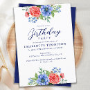 Search for patriotic birthday invitations Military