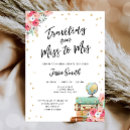 Search for around the world bridal shower invitations Miss to mrs