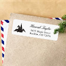 Search for crane return address labels Japanese