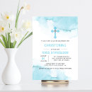 Search for watercolor christening invitations Trendy
