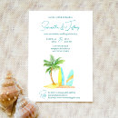 Search for surf wedding invitations Summer