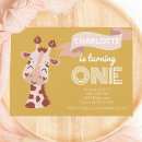 Search for giraffe party invitations Wild one