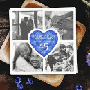 Search for 45th anniversary napkins Blue