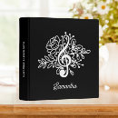 Search for music binders treble clef