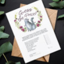 Search for guessing game baby shower invitations Mother to be