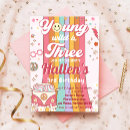 Search for wild and three birthday invitations Hippie