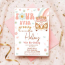 Search for boho 4th birthday invitations Daisy