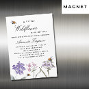 Search for bee on purple invitations Wildflowers