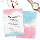 Search for boy or girl gender reveal invitations Pink blue