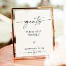 Search for restroom wedding signs Simple