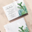 Search for succulent plants baby shower invitations Botanical