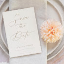 Search for cursive save the dates Unique
