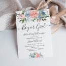 Search for blue navy gender reveal invitations Floral