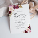 Search for plum purple wedding invitations Botanical