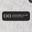 Search for modern name tags Black