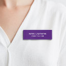 Search for purple name tags Business