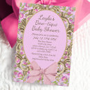 Search for bow baby girl shower invitations Pretty