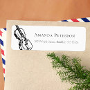 Search for classical music return address labels Violin