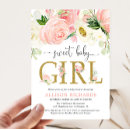 Search for pink and gold invitations girl baby shower