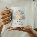 Search for rainbow mugs thank you