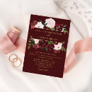 Search for maroon and gold wedding invitations Luxury