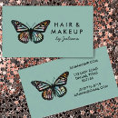 Recherche de papillons artistiques cartes visite Cheveux