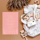Search for blush baby girl shower invitations Floral